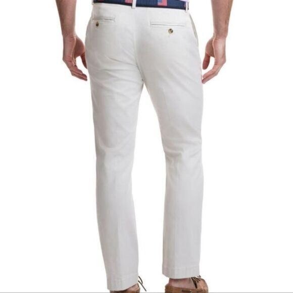 Vineyard Vines Stretch Breaker Pants Off White - Picture 3 of 11